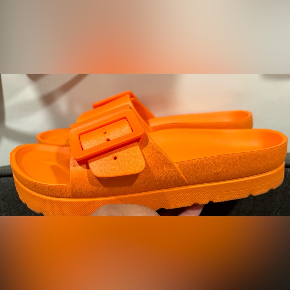 Orange Sandals